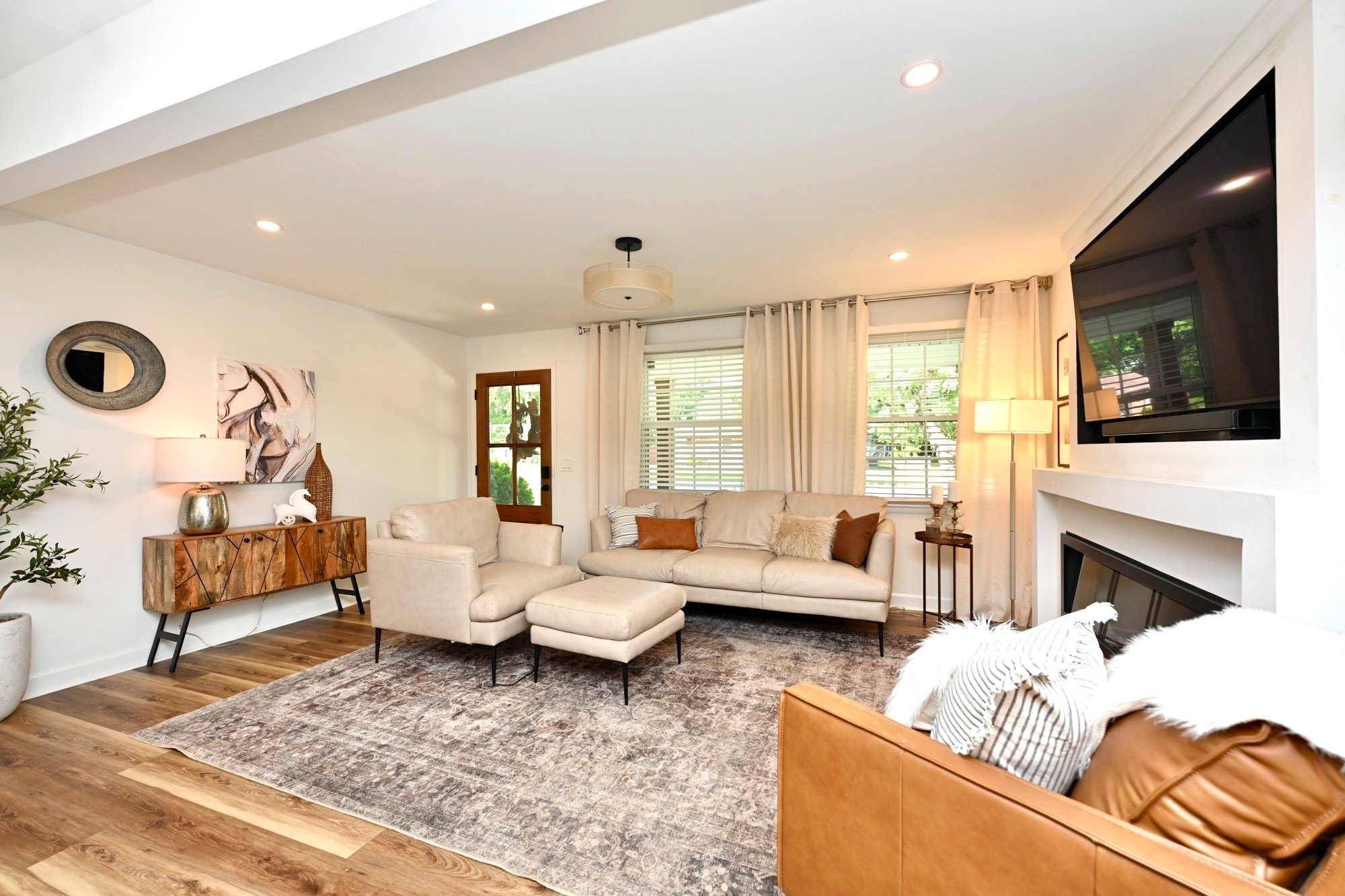 After — Hallway Refresh Nashville, TN — The Fig & Dane