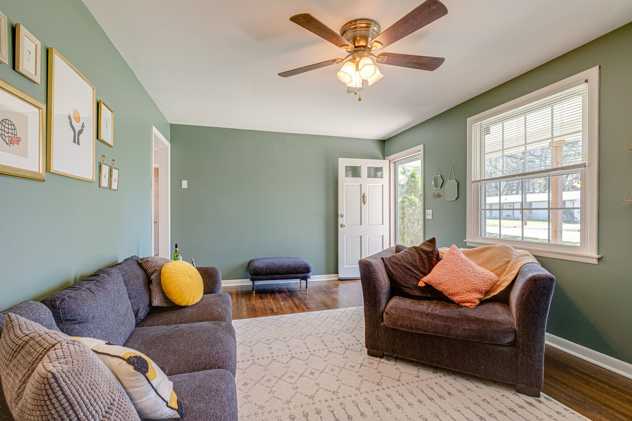 Before — Hallway Refresh Nashville, TN — The Fig & Dane