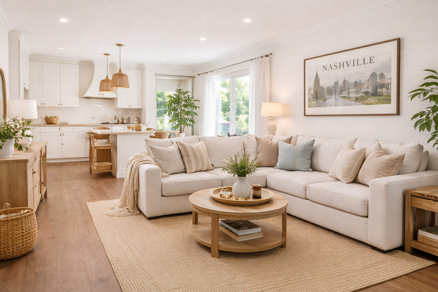 Airbnb staging setup Nashville TN