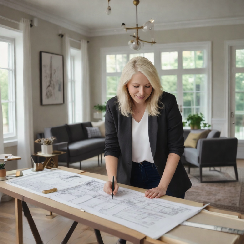 Staged Nashville home interior — The Fig & Dane