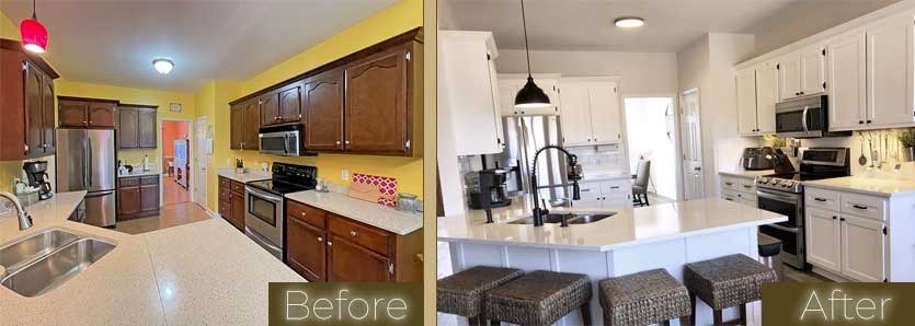 Living Room Transformation — Nashville, TN